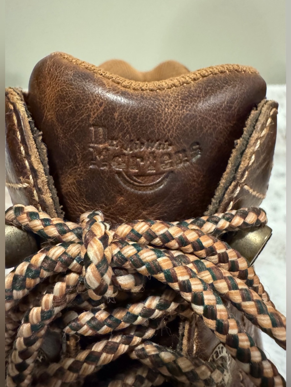 DR. MARTENS AIR WAIR TOYA Rich Brown Color Leather Boot, Great looking boots! - Picture 7 of 11